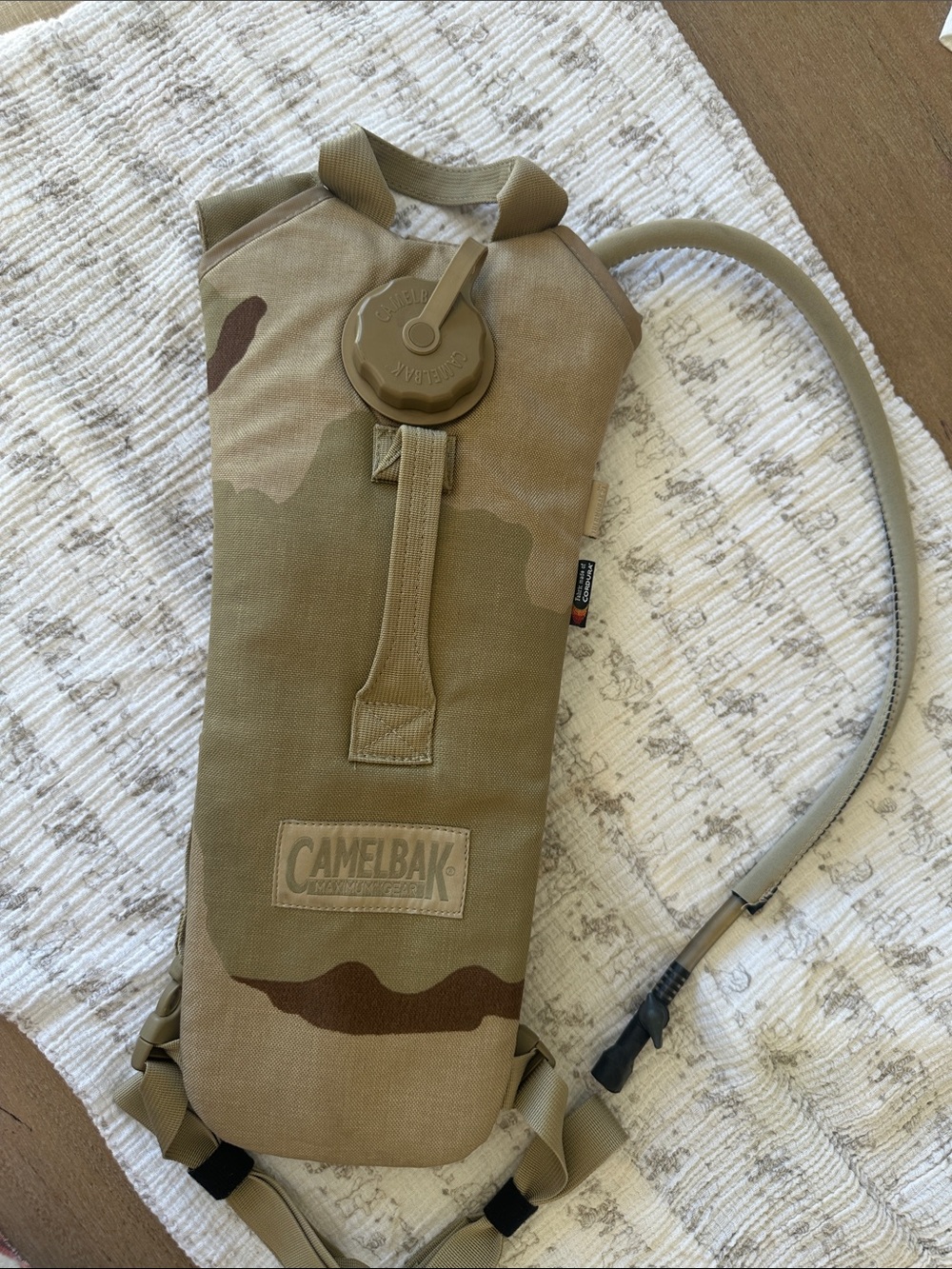 Camelbak Vintage Y2k Military Tan Camo